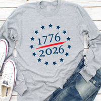 American 250 Shirt, USA 250th Anniversary Shirt, Semiquincentennial Celebration Tee, 1776-2026 July 4th Shirt, Unisex Patriotic Shirt