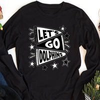 Custom School Mascot Long Sleeve Shirt, Favorite Team Shirt, Personalized Mascot Tee