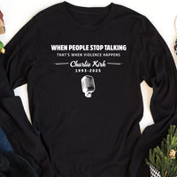 Justice for Charlie Long Sleeve Shirt, A True Patriot Charlie Kirk Shirt, Charlie Kirk Is My Hero Tee