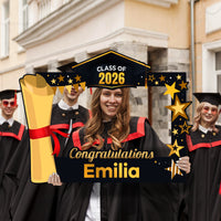Personalized Graduation 2026 Selfie Frame, Class of 2026 Selfie Frame, Graduation Parties, Graduate 2026 Selfie Frame, Photo Booth Prop