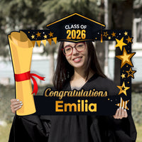 Personalized Graduation 2026 Selfie Frame, Class of 2026 Selfie Frame, Graduation Parties, Graduate 2026 Selfie Frame, Photo Booth Prop