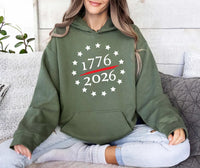 American 250 Sweatshirt, USA 250th Anniversary Shirt, Semiquincentennial Celebration Tee, 1776-2026 July 4th Shirt, Unisex Patriotic Shirt
