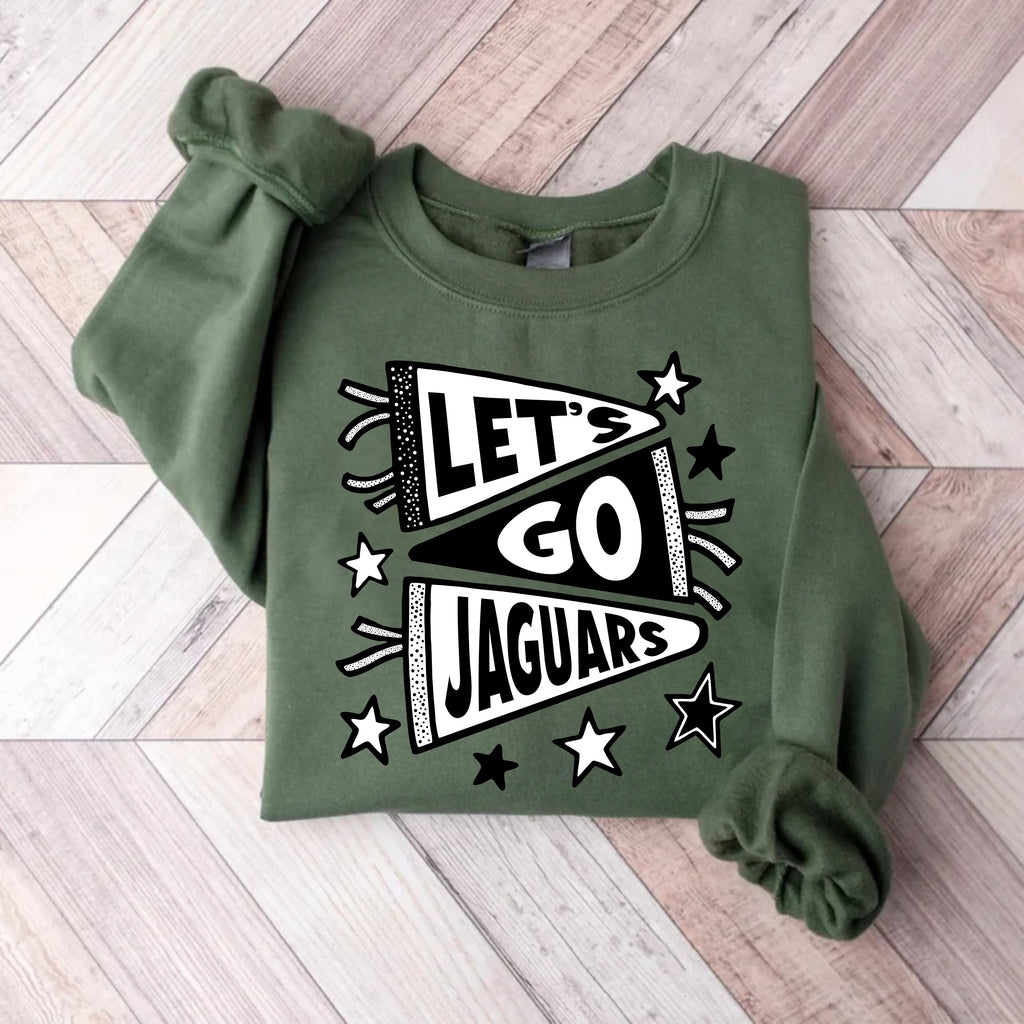 Custom School Mascot Sweatshirt, Favorite Team Shirt, Personalized Mascot Sweatshirt