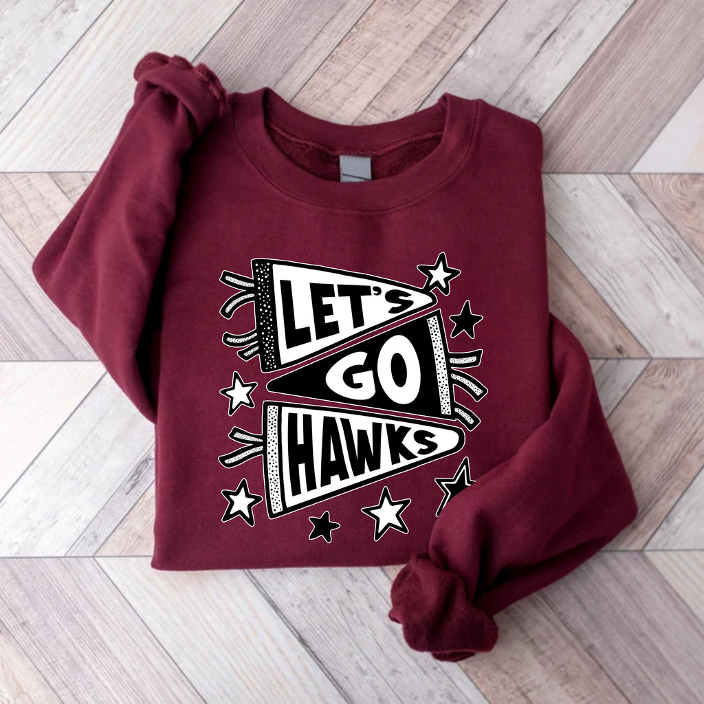 Custom School Mascot Sweatshirt, Favorite Team Shirt, Personalized Mascot Sweatshirt
