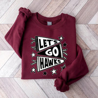 Custom School Mascot Sweatshirt, Favorite Team Shirt, Personalized Mascot Sweatshirt