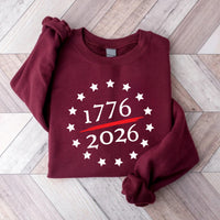 American 250 Sweatshirt, USA 250th Anniversary Shirt, Semiquincentennial Celebration Tee, 1776-2026 July 4th Shirt, Unisex Patriotic Shirt