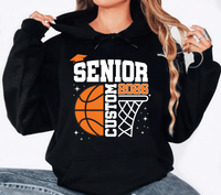 Custom Senior Night Basketball Family 2026 Hoodie, Class of 2026 Graduate Shirt, Senior Graduation Hoodie