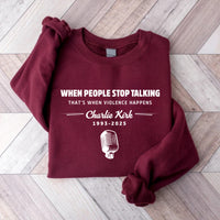 Justice for Charlie Sweatshirt, A True Patriot Charlie Kirk Shirt, Charlie Kirk Is My Hero Sweatshirt
