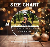 Personalized Graduation Ornament, Graduate Ceramic Keepsake, Class of 2026 Gift, Congrats Ornament, Graduation Cap Decor, Senior Gift Idea