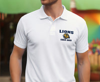 Custom Coach Polo Shirt for Men and Women - Personalized Mascot Embroidered Polo for Teams (Adult)
