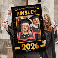 Personalized Graduation 2026 Selfie Frame, Class of 2026 Selfie Frame, Graduation Parties, Graduate 2026 Selfie Frame, Photo Booth Prop