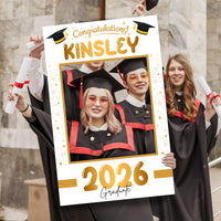 Personalized Graduation 2026 Selfie Frame, Class of 2026 Selfie Frame, Graduation Parties, Graduate 2026 Selfie Frame, Photo Booth Prop
