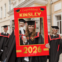 Personalized Graduation 2026 Selfie Frame, Class of 2026 Selfie Frame, Graduation Parties, Graduate 2026 Selfie Frame, Photo Booth Prop