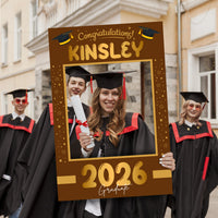 Personalized Graduation 2026 Selfie Frame, Class of 2026 Selfie Frame, Graduation Parties, Graduate 2026 Selfie Frame, Photo Booth Prop