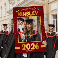 Personalized Graduation 2026 Selfie Frame, Class of 2026 Selfie Frame, Graduation Parties, Graduate 2026 Selfie Frame, Photo Booth Prop