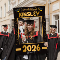 Personalized Graduation 2026 Selfie Frame, Class of 2026 Selfie Frame, Graduation Parties, Graduate 2026 Selfie Frame, Photo Booth Prop