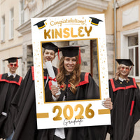 Personalized Graduation 2026 Selfie Frame, Class of 2026 Selfie Frame, Graduation Parties, Graduate 2026 Selfie Frame, Photo Booth Prop