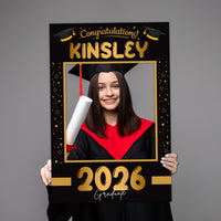 Personalized Graduation 2026 Selfie Frame, Class of 2026 Selfie Frame, Graduation Parties, Graduate 2026 Selfie Frame, Photo Booth Prop