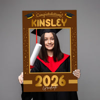 Personalized Graduation 2026 Selfie Frame, Class of 2026 Selfie Frame, Graduation Parties, Graduate 2026 Selfie Frame, Photo Booth Prop
