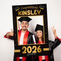 Personalized Graduation 2026 Selfie Frame, Class of 2026 Selfie Frame, Graduation Parties, Graduate 2026 Selfie Frame, Photo Booth Prop