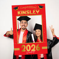 Personalized Graduation 2026 Selfie Frame, Class of 2026 Selfie Frame, Graduation Parties, Graduate 2026 Selfie Frame, Photo Booth Prop