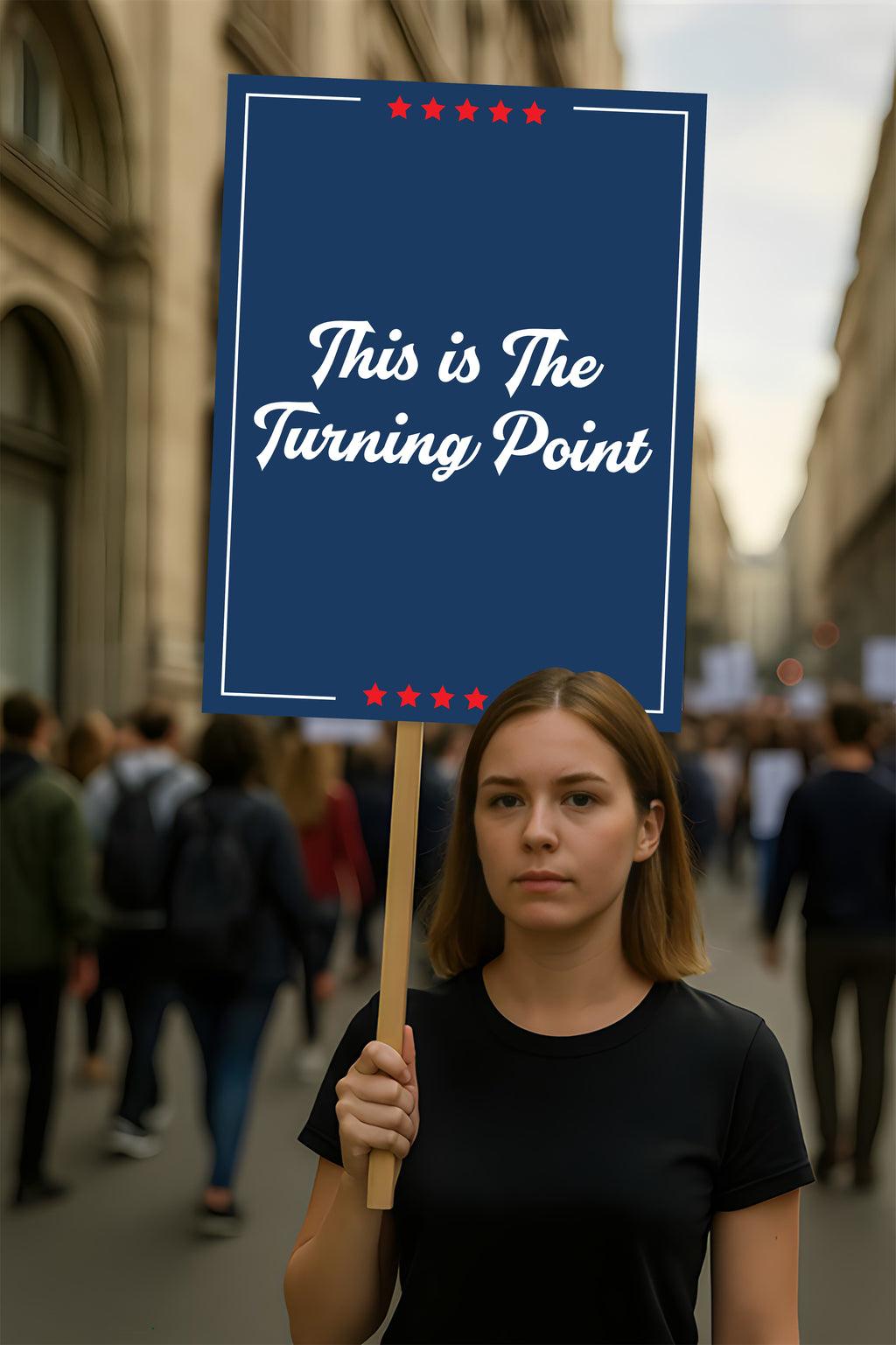 Justice for Charlie Protest Sign, A True Patriot Charlie Kirk, Charlie Kirk Is My Hero Political Poster