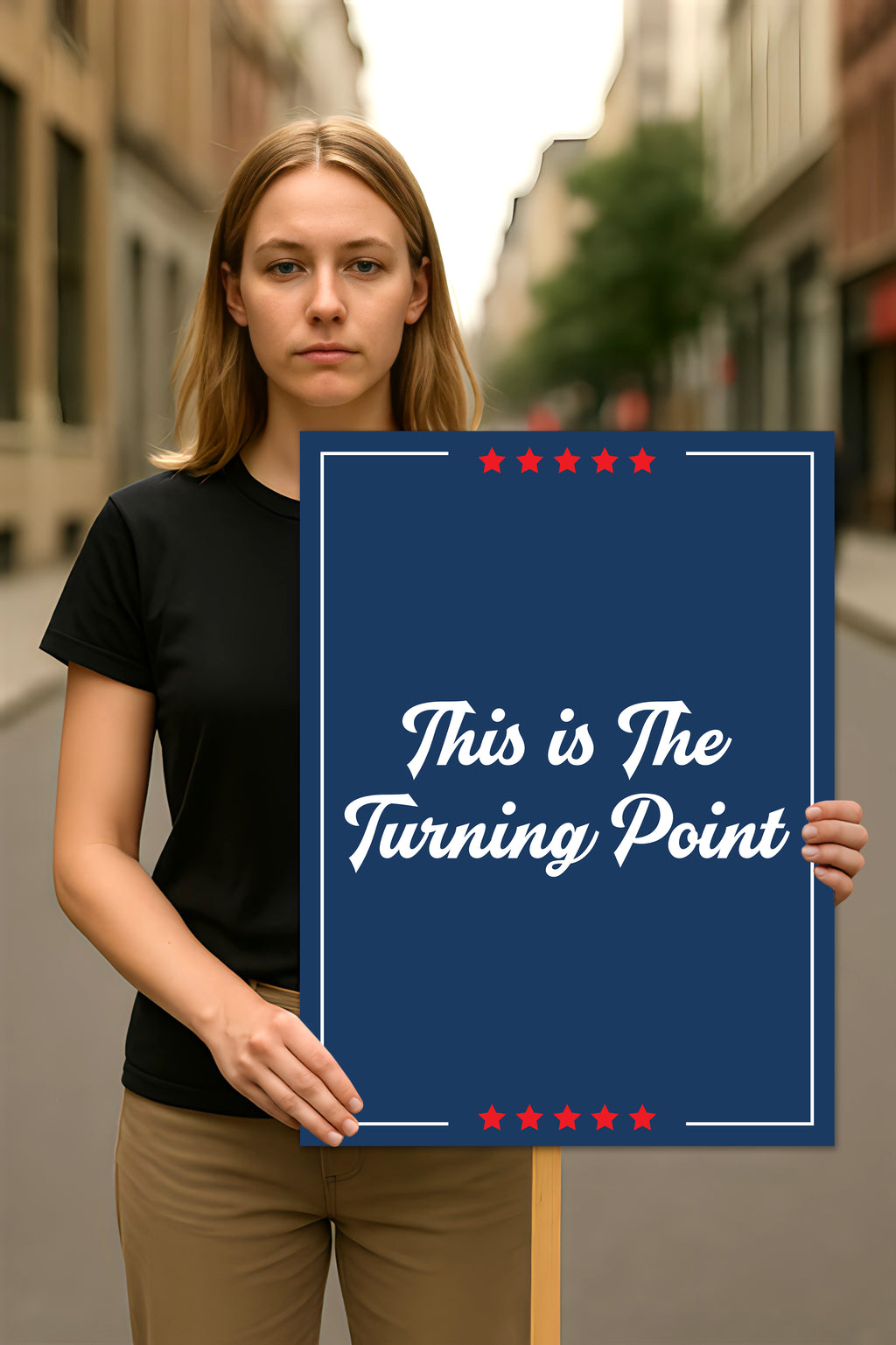 Justice for Charlie Protest Sign, A True Patriot Charlie Kirk, Charlie Kirk Is My Hero Political Poster