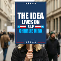 Justice for Charlie Protest Sign, A True Patriot Charlie Kirk, Charlie Kirk Is My Hero Political Poster
