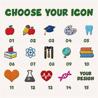 Custom College Quarter Zip Sweatshirt, Embroidered School Degree Pullover, Alumni Graduation Gift, Personalized University Zip