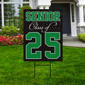 Senior Graduation Yard Sign 2025 - Coroplast Grad Sign, Class Of 2025 Seniors 2025 Sign, Graduation 2025 Yard Sign with Metal H-Stake