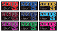 Senior Graduation 2026 Banner Sign - 13 Oz Waterproof Seniors 26, Class of 2026