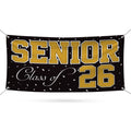 Senior Graduation 2026 Banner Sign - 13 Oz Waterproof Seniors 26, Class of 2026