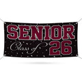 Senior Graduation 2026 Banner Sign - 13 Oz Waterproof Seniors 26, Class of 2026