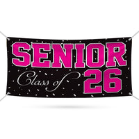 Senior Graduation 2026 Banner Sign - 13 Oz Waterproof Seniors 26, Class of 2026