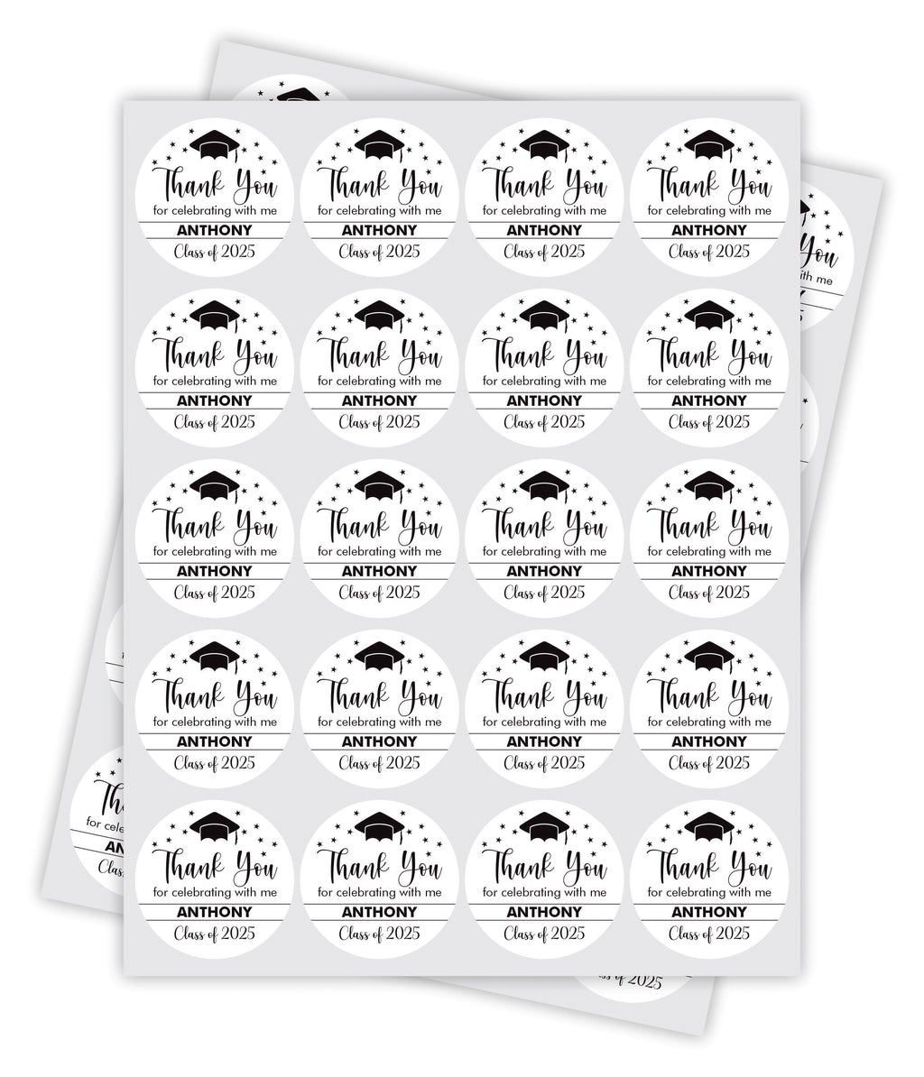 Personalized Graduation 2025 Stickers