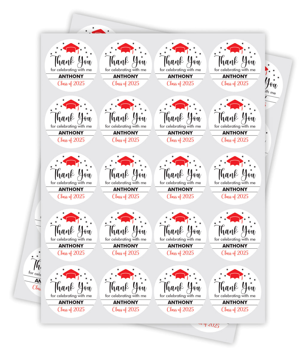 Personalized Graduation 2025 Stickers