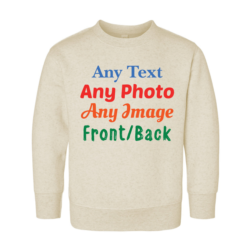Personalized Baby Bodysuit, Baby Shirt, Toddler Sweatshirt, Custom Children Photo & Text Outfit, Create Your Own Design, Girls Boys Clothing