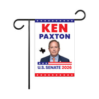 Ken Paxton For Texas Senate 2026 Garden Flag, Double Sided, 2026 Senate Flag, Elections Flag, Republican Sign, Race Red White & Blue Flag