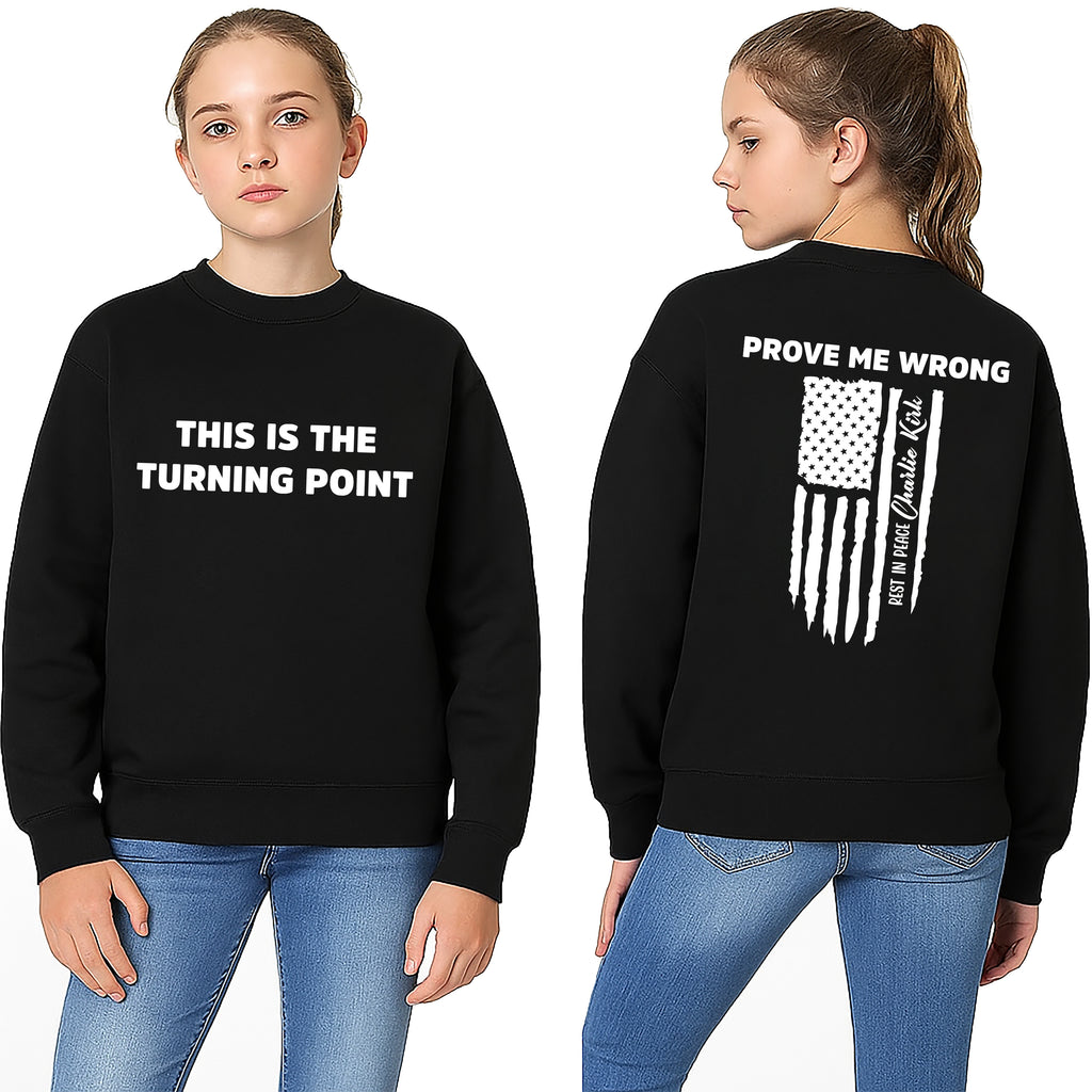 Charlie Kirk Freedom Sweatshirt, A True Patriot Charlie Kirk Shirt, Charlie Kirk Is My Hero Sweatshirt, Front Back