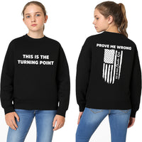 Charlie Kirk Freedom Sweatshirt, A True Patriot Charlie Kirk Shirt, Charlie Kirk Is My Hero Sweatshirt, Front Back