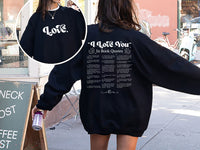 Custom “I Love You” Book Quotes Sweatshirt, Book Lover Valentine Tee, Bookish Love You Sweatshirt, Front Back