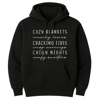 Cozy Season Fall Hoodie, Cute Autumn Crewneck Tee, Cozy Fall Graphic Hoodie
