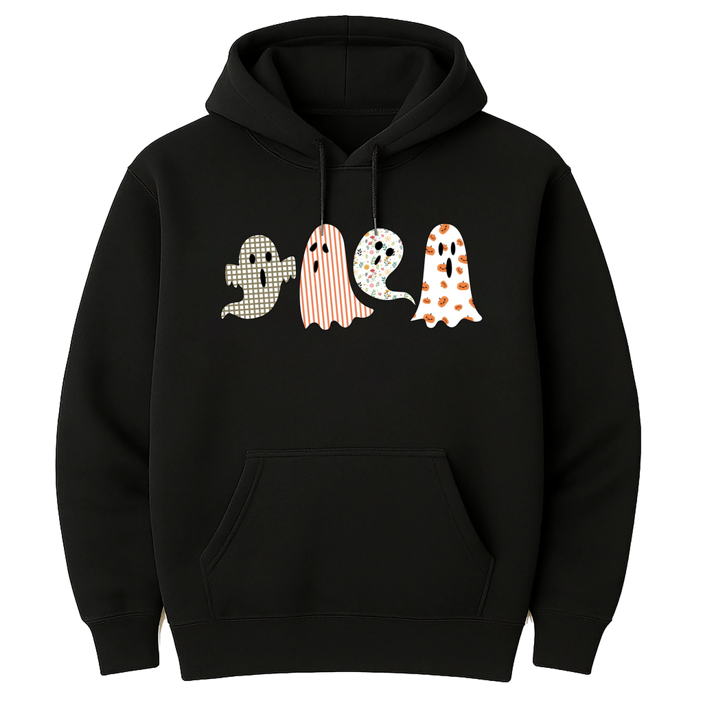 Halloween Ghost Hoodie, Cute Fall Ghost Tee, Spooky Season Autumn Hoodie