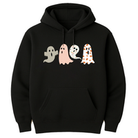 Halloween Ghost Hoodie, Cute Fall Ghost Tee, Spooky Season Autumn Hoodie