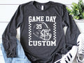 Game Day Custom Long Sleeve Shirt, Football Season Shirt, High School Football Tee