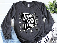 Custom School Mascot Long Sleeve Shirt, Favorite Team Shirt, Personalized Mascot Tee