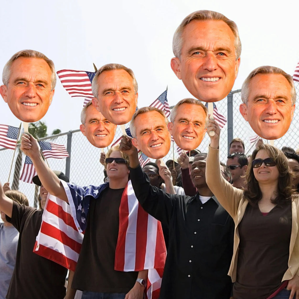 Robert F. Kennedy Jr. Face Fans, RFK Jr. Big Head Cutouts