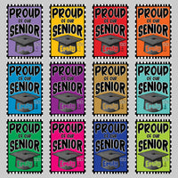 Custom Proud Senior Graduation Garden Flag, Class of 2026 Yard Sign, Personalized School Yard Banner, Double-Sided Outdoor Celebration Flag