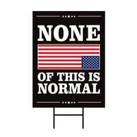 Abolish ICE Yard Sign, Keep the Immigrants, Deport the Racists Lawn Sign, Anti-Trump, Resist Fascism Yard Sign with Metal H-Stake