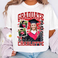 Custom Photo Graduation 2026 Shirt, Personalized Graduate Shirt, Class of 2026 Tee, Senior Photo Collage Shirt, Graduation Gifts